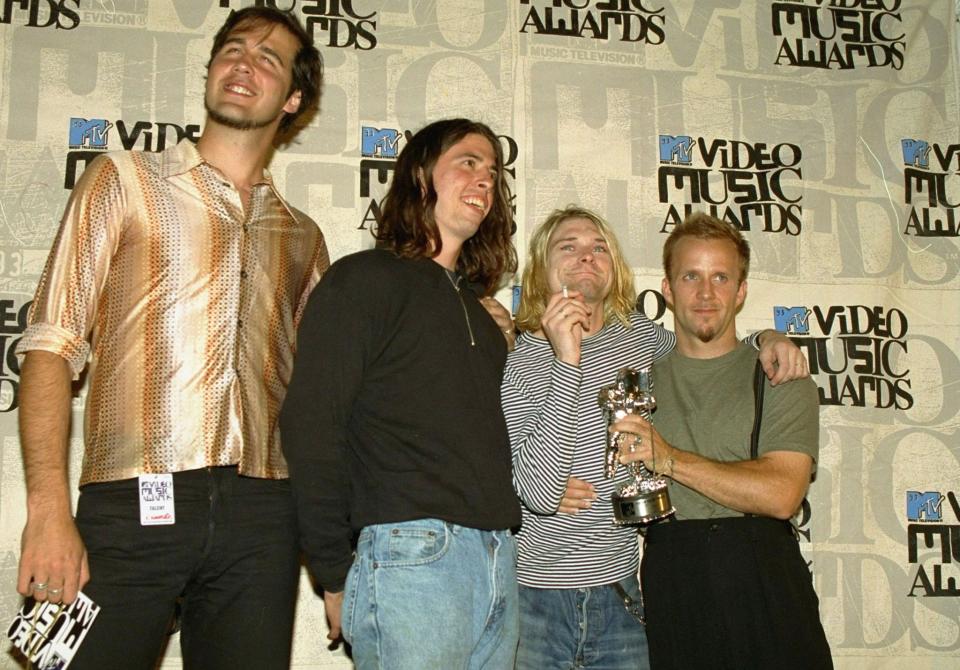 Nirvana at the 10th annual MTV Video Music Awards