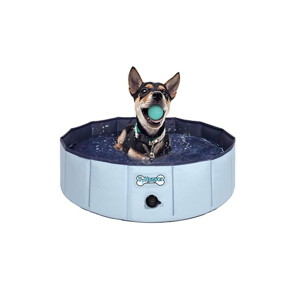 10) V-HANVER Foldable Dog Pool