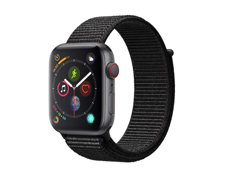 <strong><a href="https://www.amazon.com/dp/B07HGKFH7X?tag=freelancers19-20" target="_blank" rel="noopener noreferrer">The Apple Watch Series 5﻿</a></strong> is the fitness tracker for all levels. Even if dad prefers yoga and stretching to spinning and mountain climbing, this latest Apple watch is there for him. The share with friends features can test out dad&rsquo;s competitive side too. Plus, <strong><a href="https://www.amazon.com/dp/B07HGKFH7X?tag=freelancers19-20" target="_blank" rel="noopener noreferrer">it has fall detection and heart rate monitors</a></strong>, making it a great gift for older dads, too.