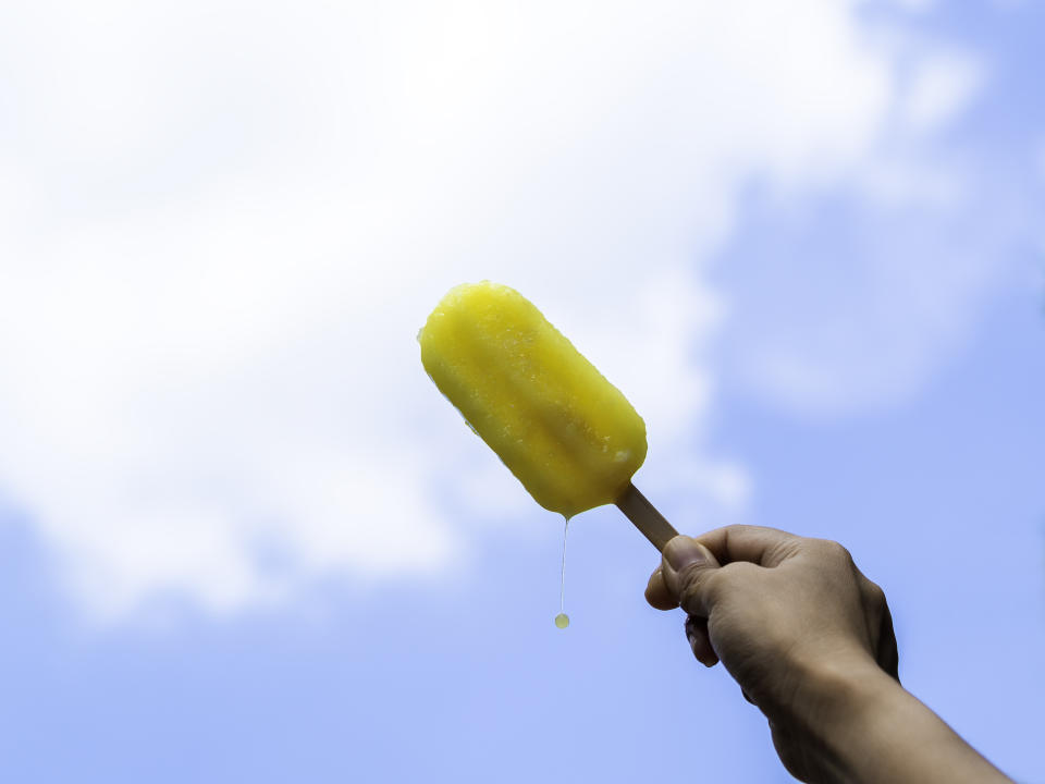 Yellow ice lolly summer. (Getty Images)