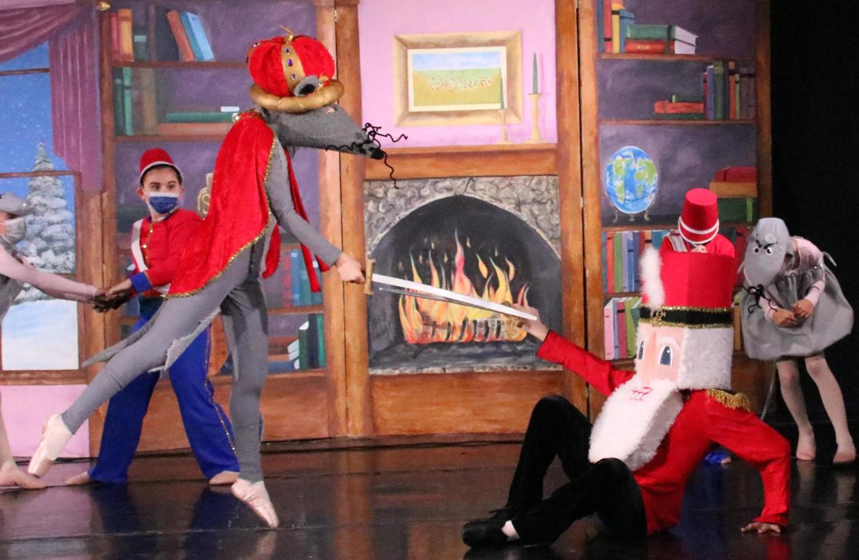 New Bedford Ballet will feature characters from its upcoming Nutcracker during Aha! night on Thursday Nov. 9.