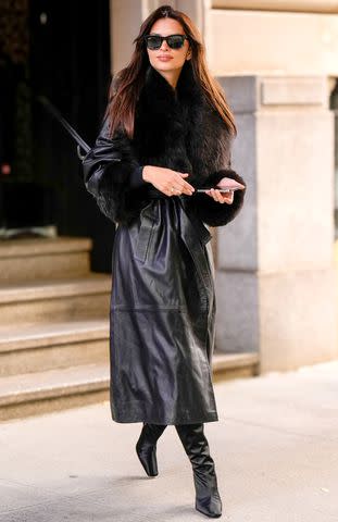 <p>Gotham/GC Images</p> Emily Ratajkowski is spotted in New York City.