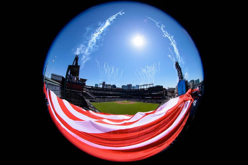 FILE PHOTO: MLB: Los Angeles Dodgers at Colorado Rockies