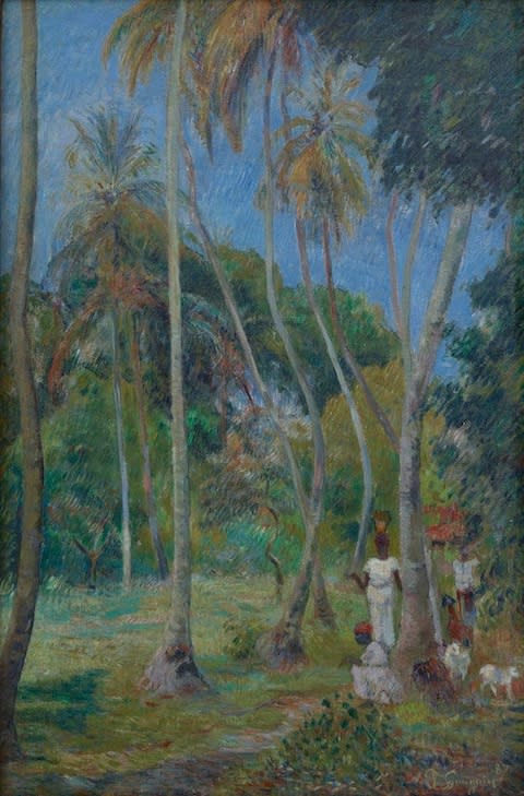 Paul Gauguin, 'Path under the Palms', 1887, Oil on canvas, 90 × 60 cm, private collection - Credit: The Van Gogh Museum, Amsterdam