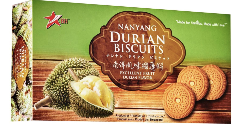 Nanyang durian biscuits, 200g, S$2. PHOTO: Amazon