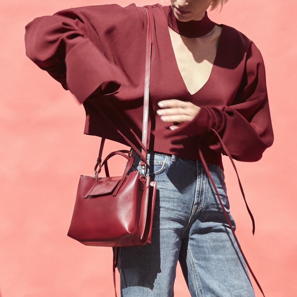 RABEANCO Lucia boxy shoulder satchel. (PHOTO: RABEANCO)