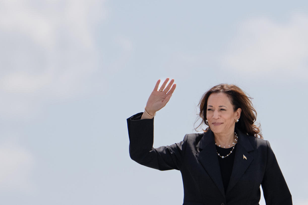 La vicepresidenta Kamala Harris recibió el apoyo de Joe Biden para ser la candidata del Partido Demócrata después que el mandatario anunciara que no se presentaría a la reelección. (Erin Schaff/The New York Times)