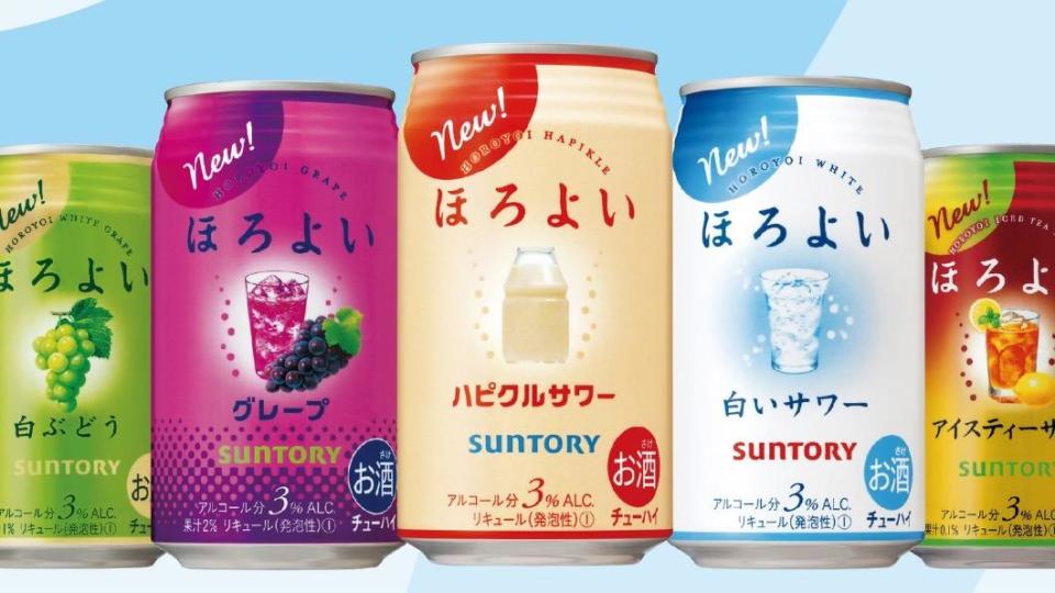 來自日本最受歡迎的低酒精飲料品牌「HOROYOI微醉（日文品牌名稱：ほろよい）」。（圖／翻攝粉專）