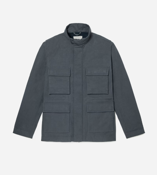 everlane canvas jacket gray