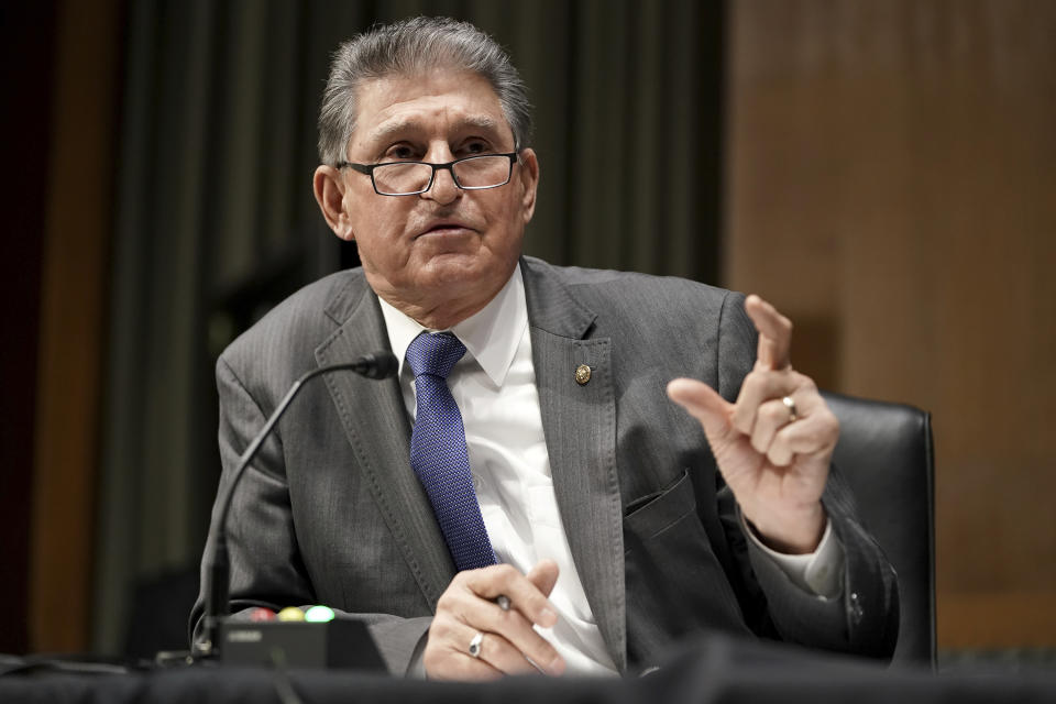 Sen. Joe Manchin (D-W.Va.) has signaled that he is open to reforming the filibuster. (Photo: Greg Nash via AP)