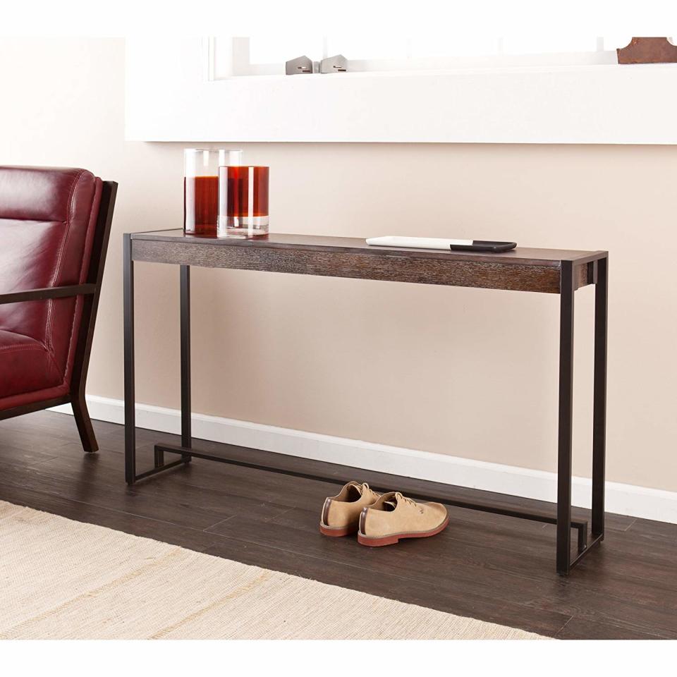 Macen Media Skinny Console Table. (Photo: Amazon)