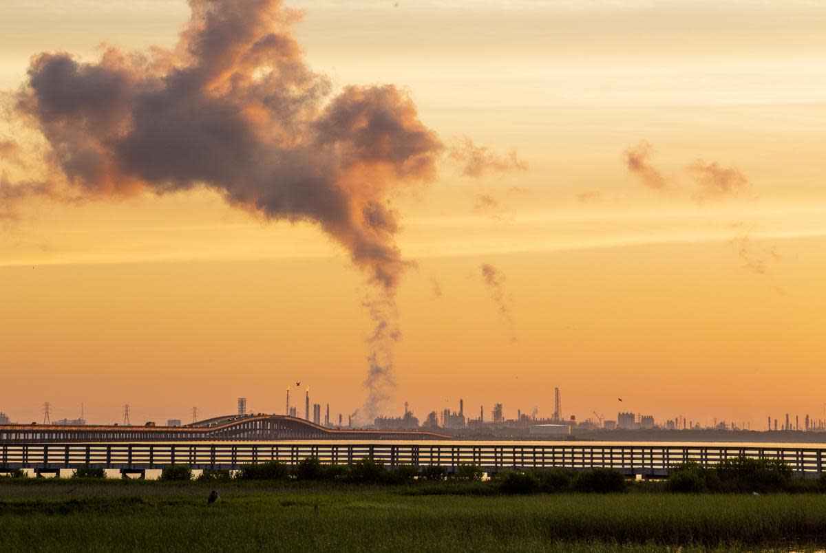 Formosa Plastic Corp's Lavaca Bay plant in Point Comfort, Texas, pictured on June 7, 2023.