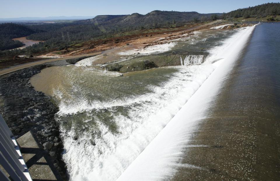 FOTOS: Los daños en la presa Oroville, la más alta de EEUU