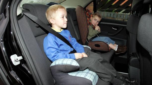 child in car booster seat