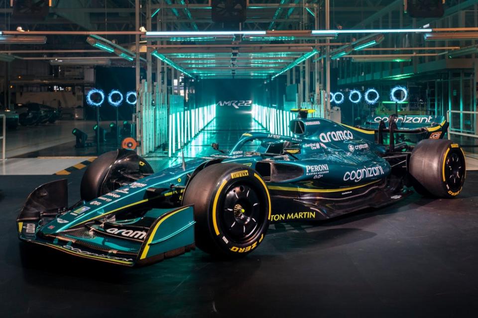 The AMR22. (Aston Martin Cognizant Aramco Formula One Team)