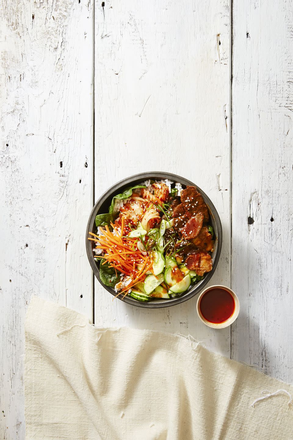 Spicy Sesame Rice Bowls