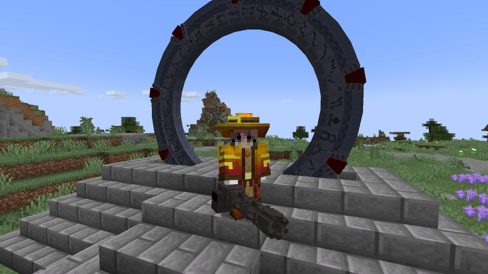 Minecraft mods - All the Mods 9 sees a minigun wielding wizard take on a stargate