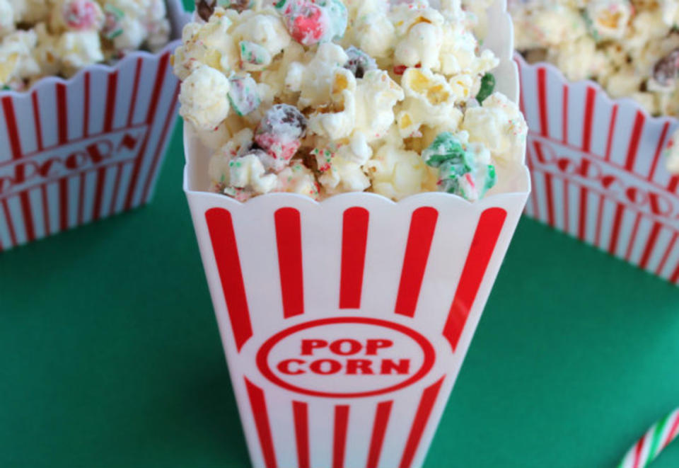 <p>Rachel Cooks</p><p>This popcorn is crunchy, sweet, peppermint-y and perfect for the holidays.<br></p><p><strong>Get the recipe: <a href="https://www.rachelcooks.com/peppermint-crunch-popcorn/" rel="nofollow noopener" target="_blank" data-ylk="slk:Peppermint Crunch Popcorn;elm:context_link;itc:0;sec:content-canvas" class="link ">Peppermint Crunch Popcorn</a></strong></p>