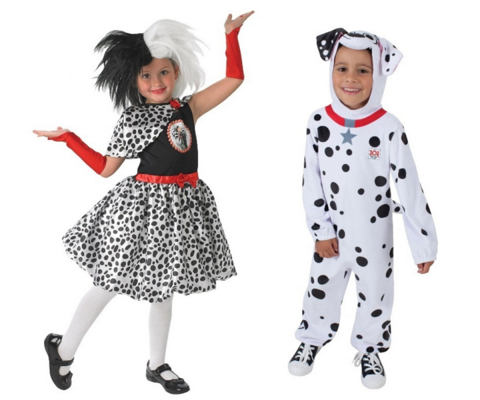 101 Dalmatians and Cruella Costumes. Photo: catch.com.au