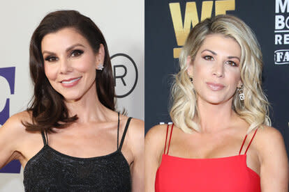 Split image of Heather Dubrow and Alexis Bellino