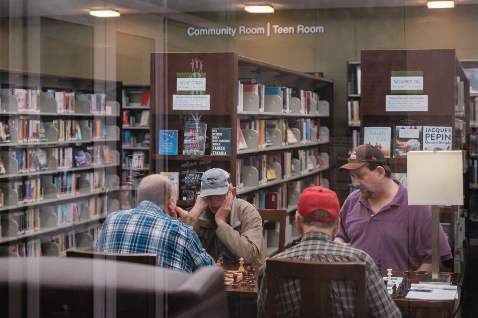 Members of the Tuscarawas County Chess Club meet Tuesdays at the library Sundays in the food court of the New Towne Mall in New Philadelphia. The club is informal and all are welcome.