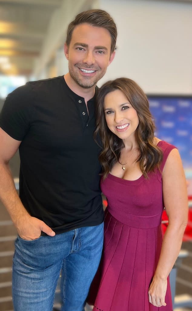 Jonathan Bennett and Lacey Chabert, Instagram