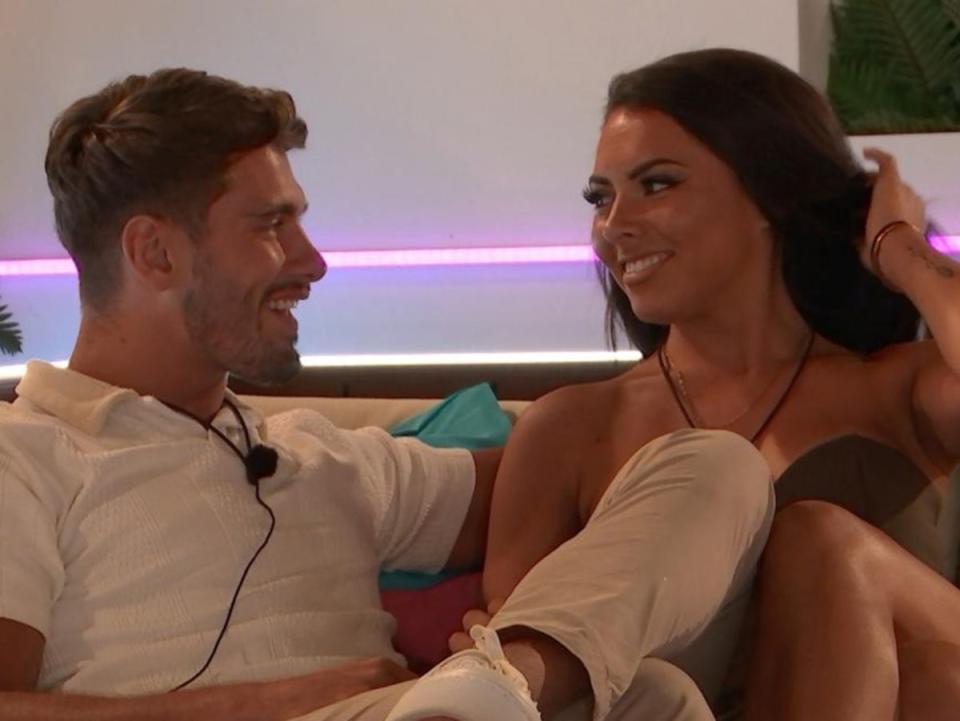 Jacques and Paige on ‘Love Island’ (ITV2)