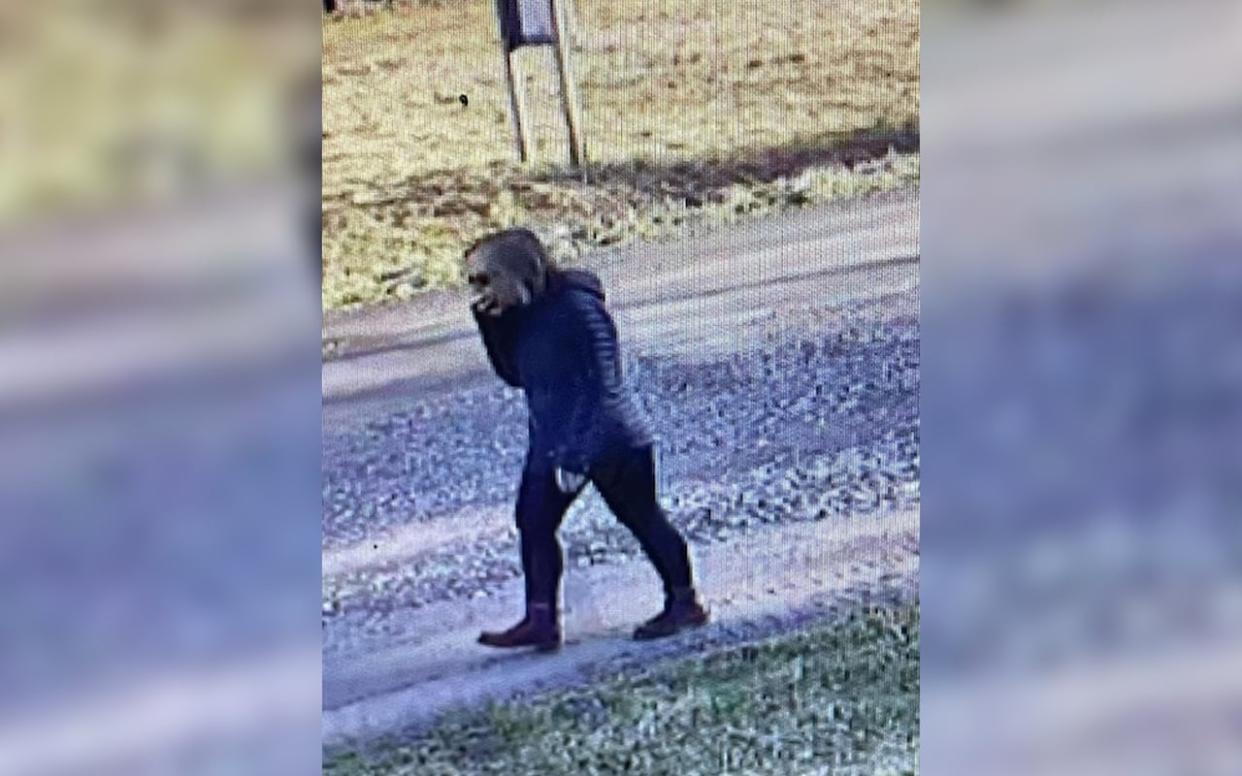 Adair Townsend is seen in security camera footage released by New Glasgow Regional Police. (Submitted by Nova Scotia RCMP - image credit)