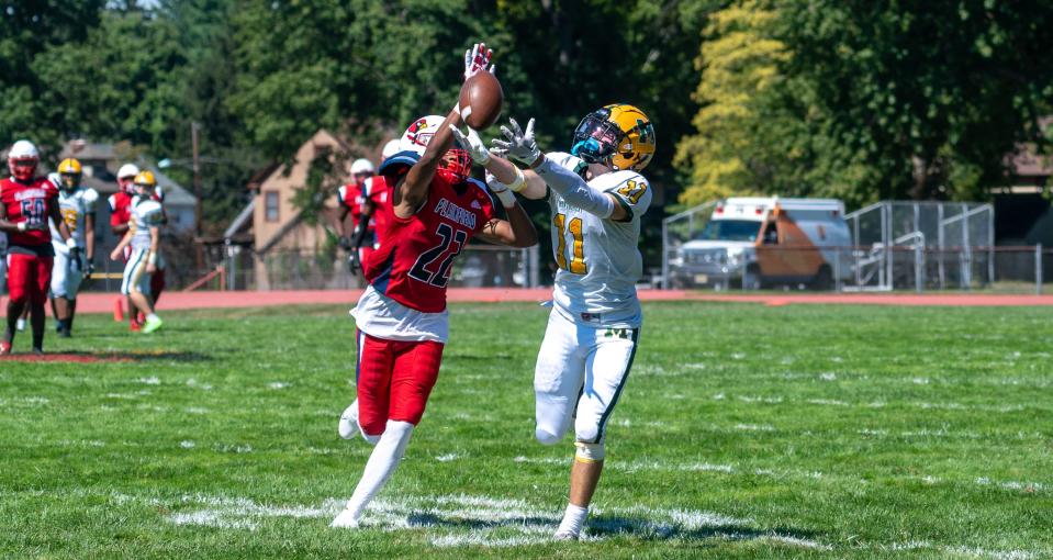 Montgomery and Plainfield high school football teams met Saturday, Sept. 10 afternoon at the Plainfield high school football field.