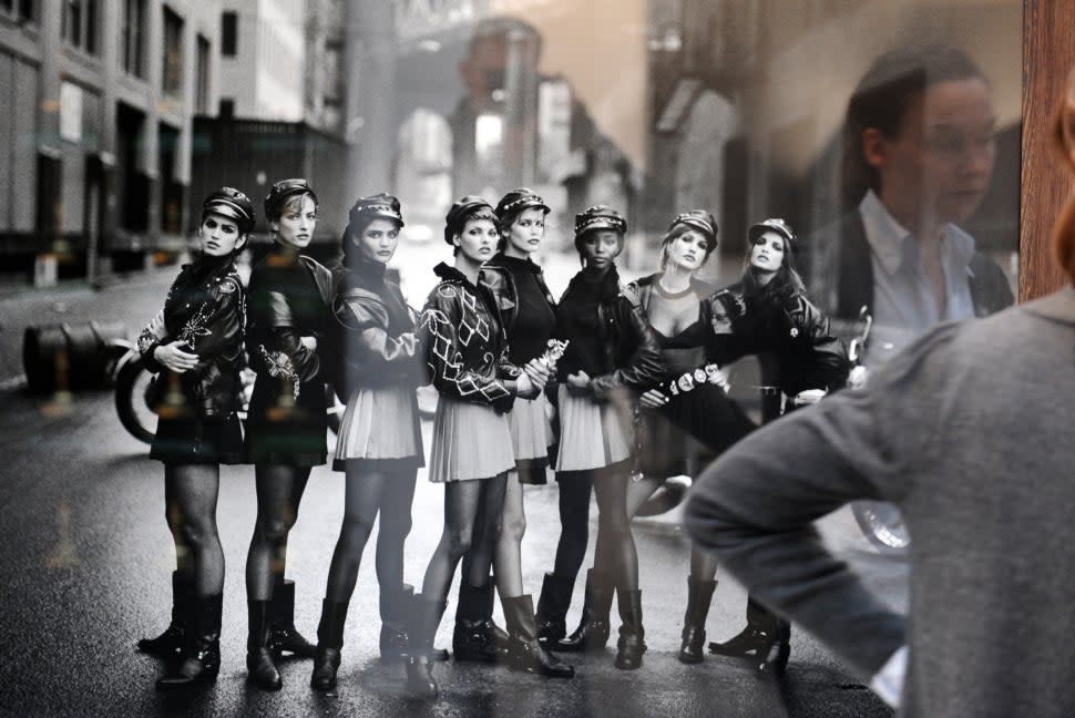 Peter Lindbergh's photo of '90s supermodels is on display in Paris.