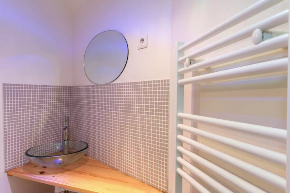 <p>Here’s one of the two washrooms. <br> (Airbnb) </p>