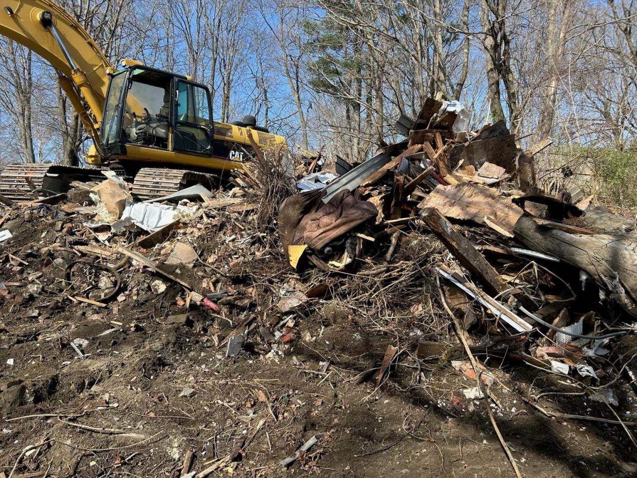 The home that was previously located at 5 Chester Court in Taunton was demolished by the city on April 10 so that Old Colony Habitat for Humanity can eventually build there.