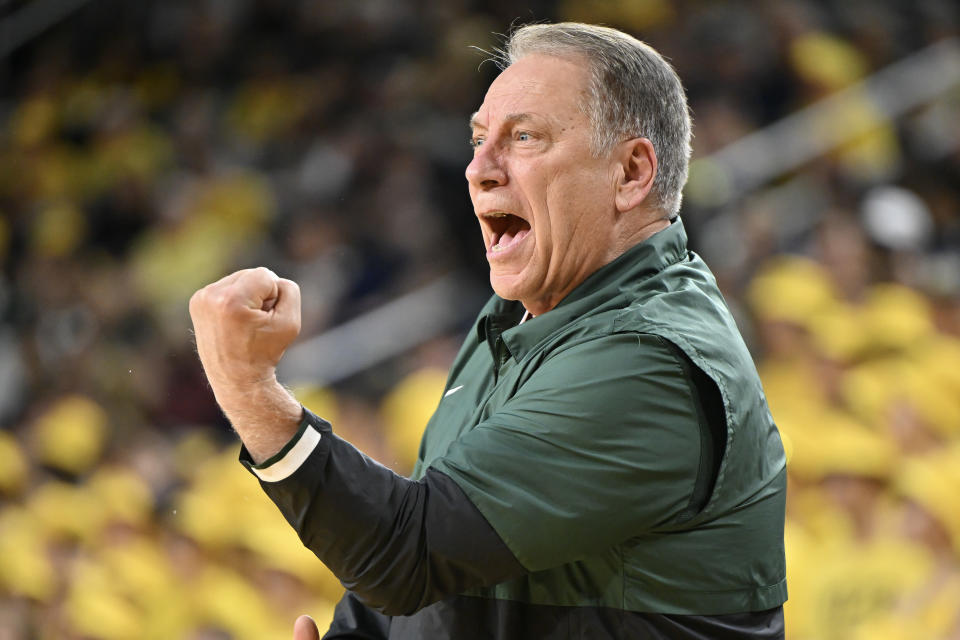 Michigan State coach Tom Izzo. (Luke Hales/Getty Images)