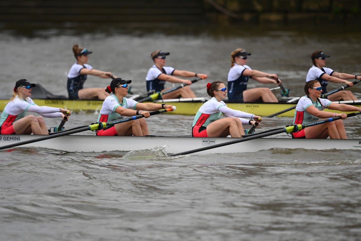 The Boat Race sees Oxford and Cambridge battle it out on the River Thames  (Getty Images)