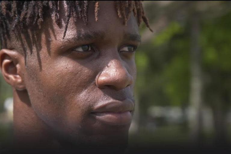 'Coming home' - watch Crystal Palace star Wilfried Zaha's emotional return to Ivory Coast for first time in 20 years