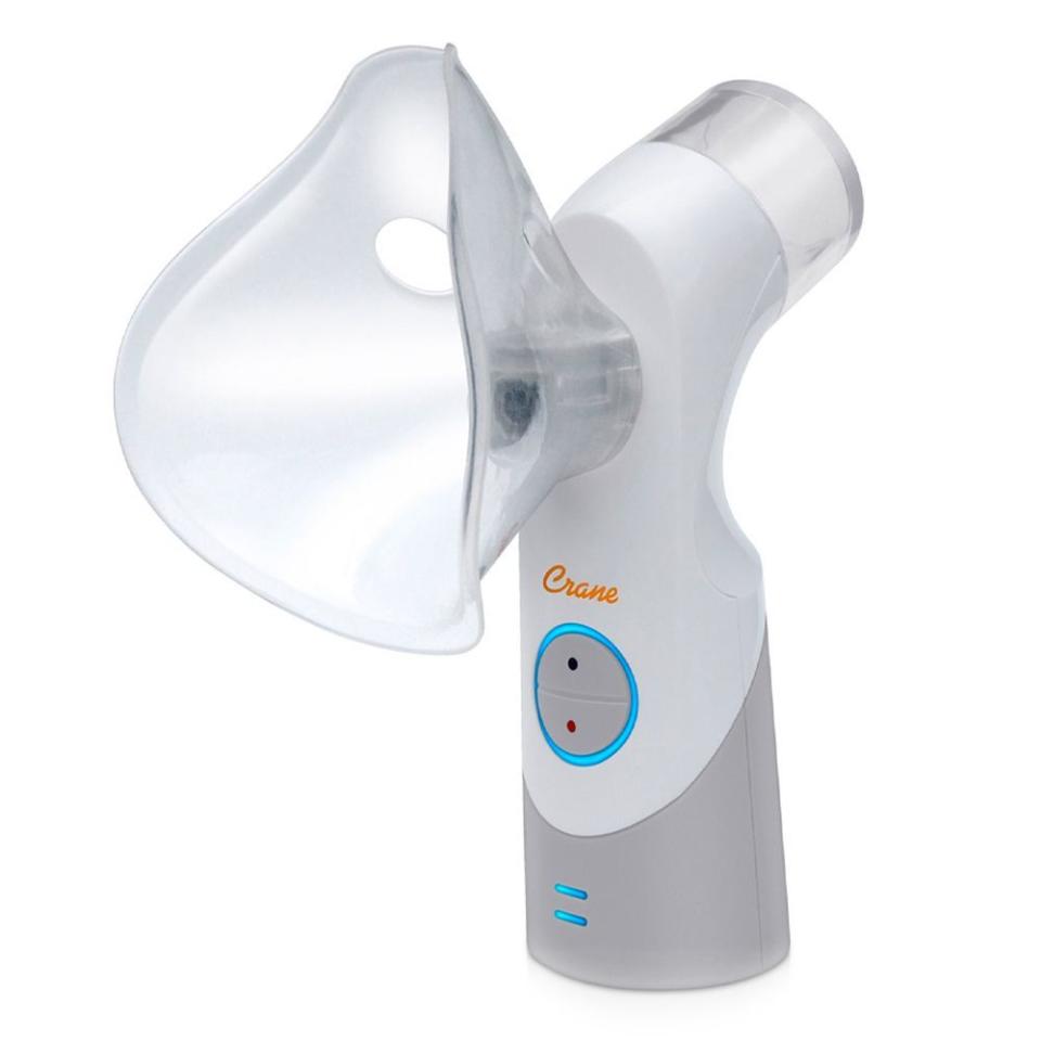 7) Crane Cordless Warm Steam and Cool Mist Personal Inhaler