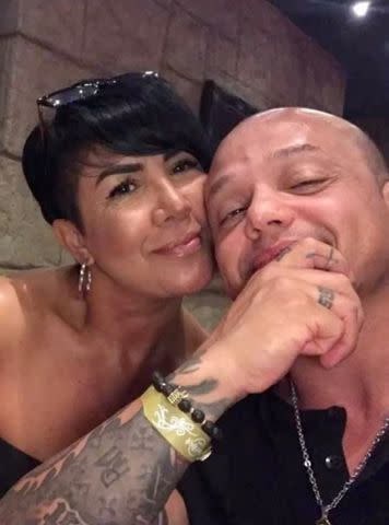 <p>Rey Mysterio Instagram</p> Rey Mysterio and his wife Angie Gutiérrez