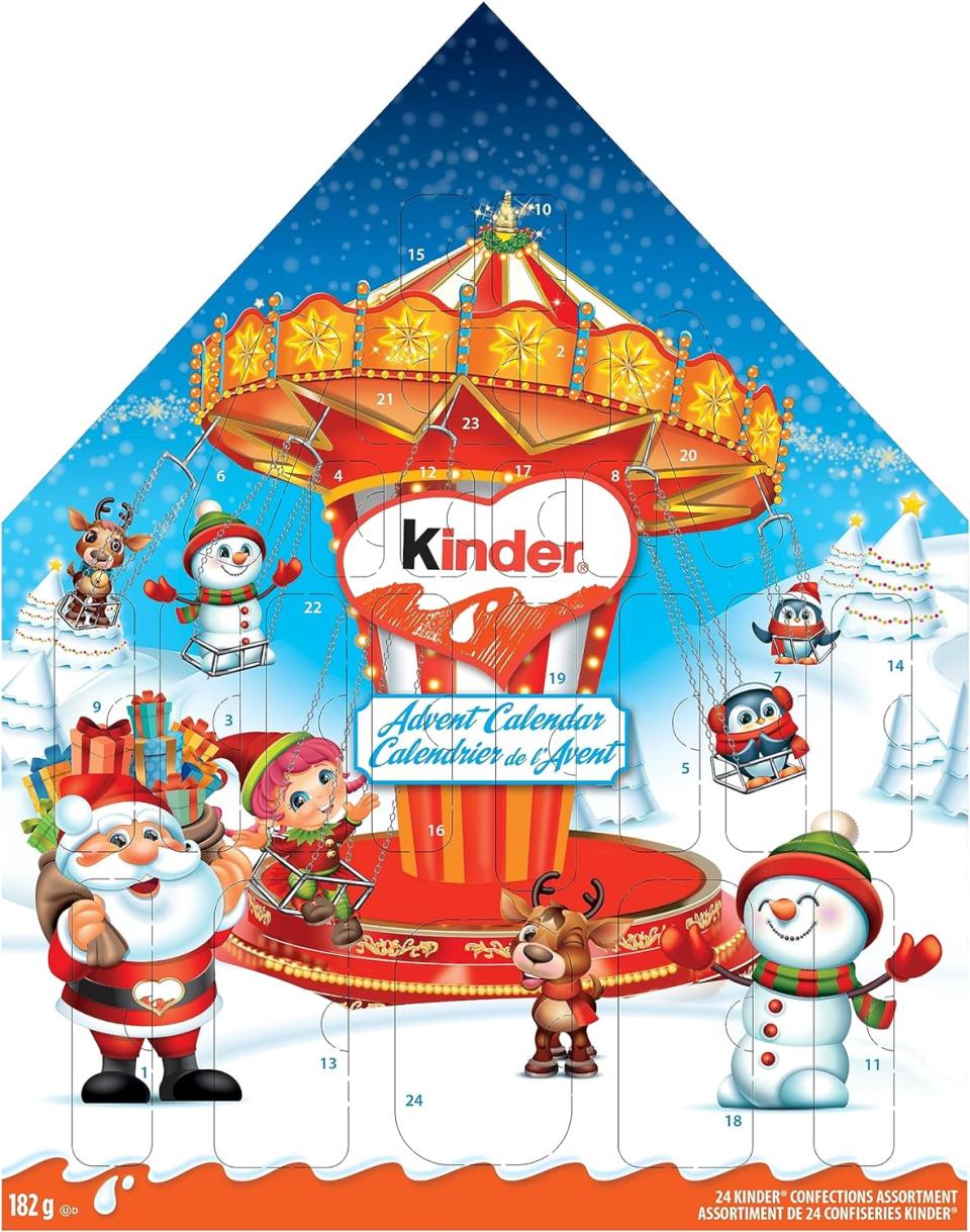 Kinder Christmas Advent Calendar. Image via Amazon.