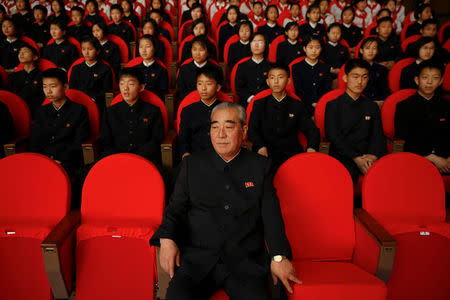 Spectators watch a performance at the Mangyongdae Children's Palace in Pyongyang, North Korea May 5, 2016. REUTERS/Damir Sagolj