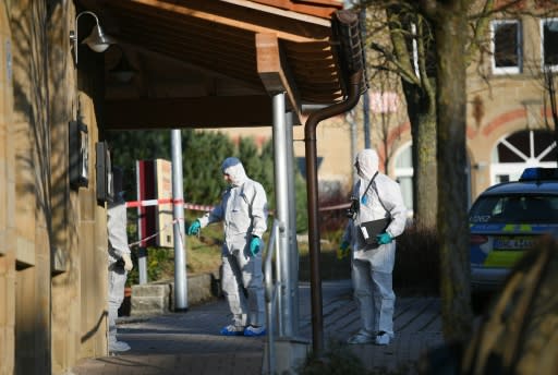 After the shooting in southern Germany, first responders arrived on the scene to find the dead and wounded in and around a local hotel