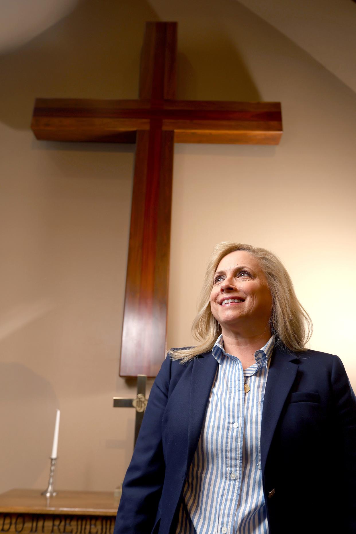Chantelle Foster is seen recently at Acts 2 United Methodist church in Edmond.