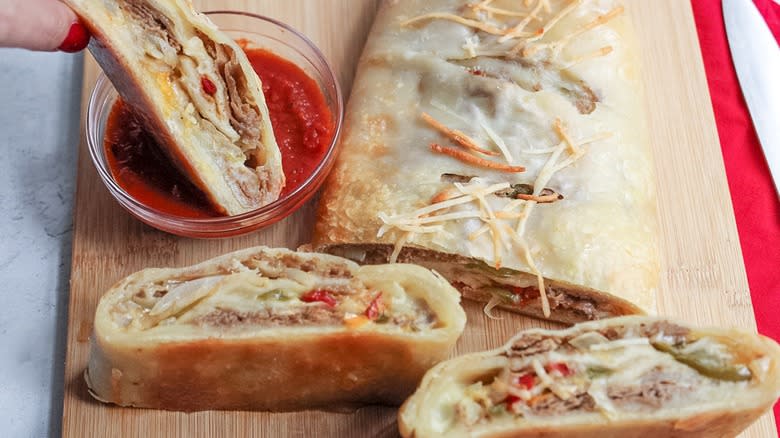 Cheesesteak Stromboli