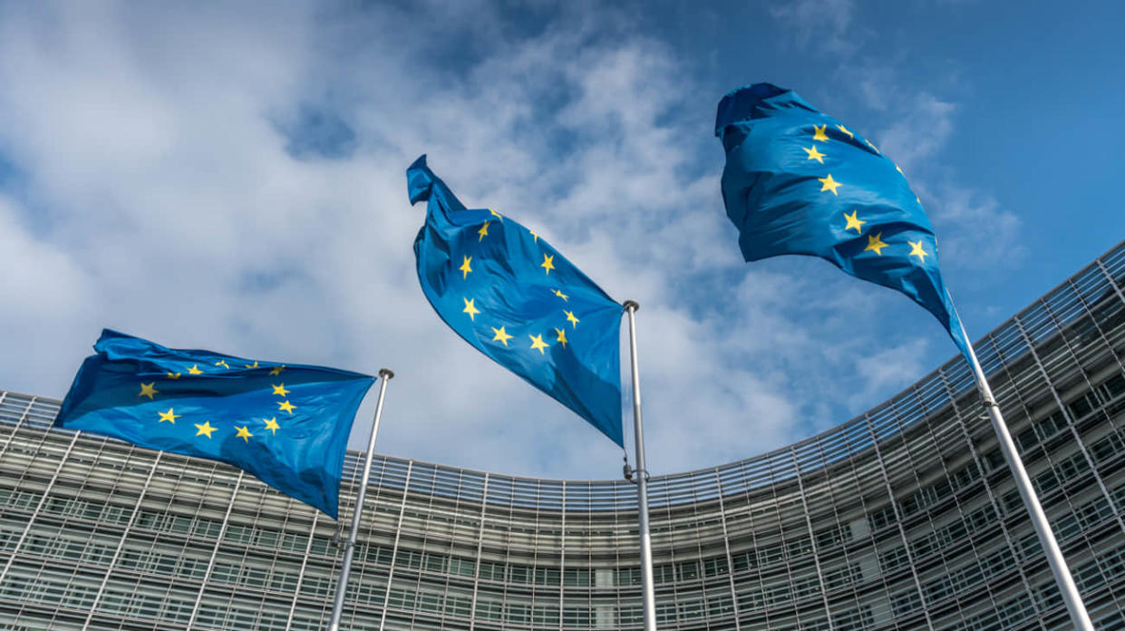 EU flags. Stock photo: Getty Images