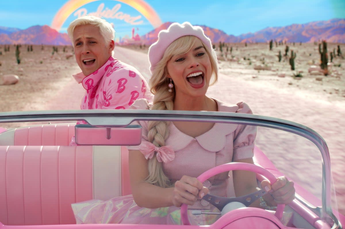 Ryan Gosling as Ken and Margot Robbie as Barbie ( Warner Bros. Entertainment Inc)