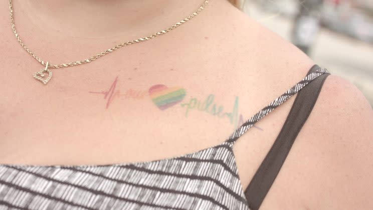 Tatuaje en honor de las víctimas de Pulse Orlando