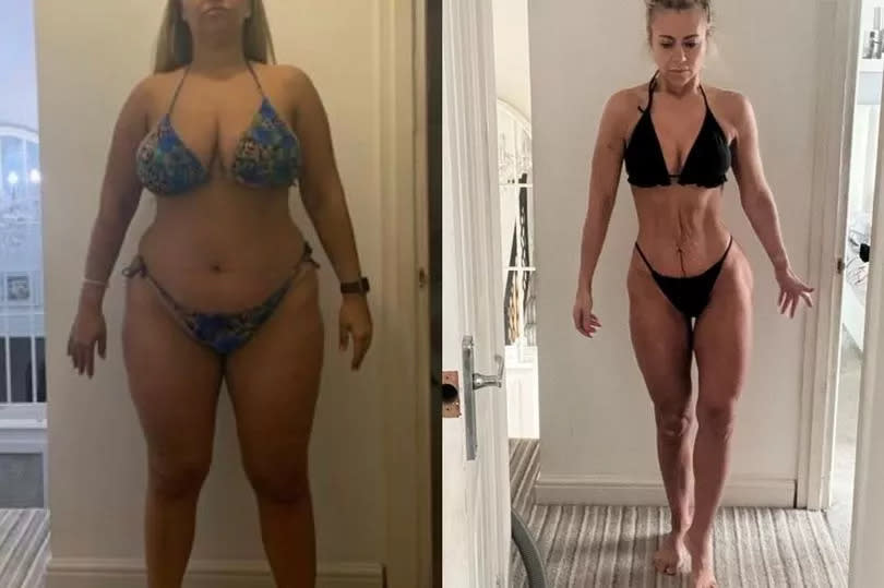 Carla documents her weight loss journey on Instagram