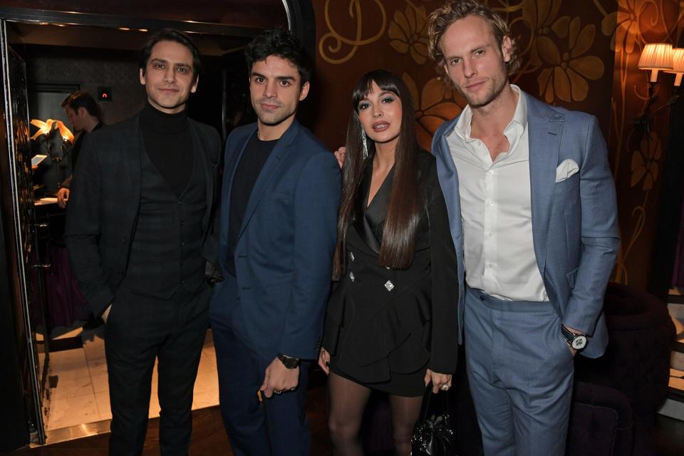 Luke Pasqualino, Sean Teale, Zara Martin and Jack Fox