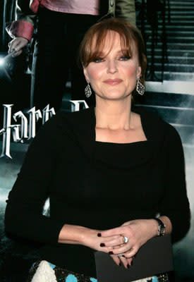 Miranda Richardson at the NY premiere of Warner Bros. Pictures' Harry Potter and the Goblet of Fire