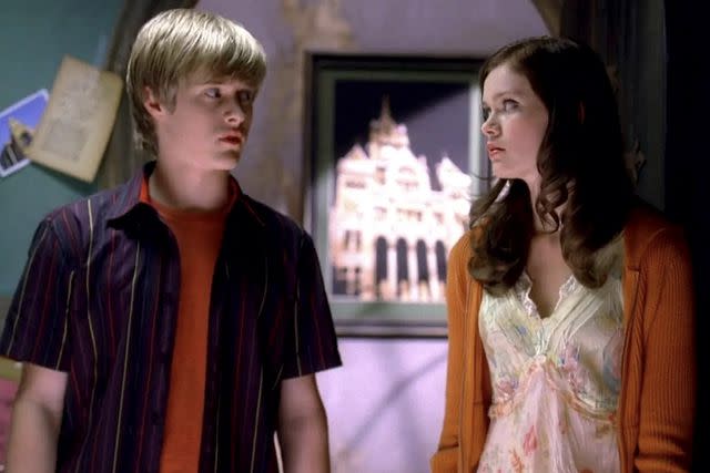 <p>Disney</p> Lucas Grabeel and Sara Paxton in 2006's 'Return to Halloweentown'