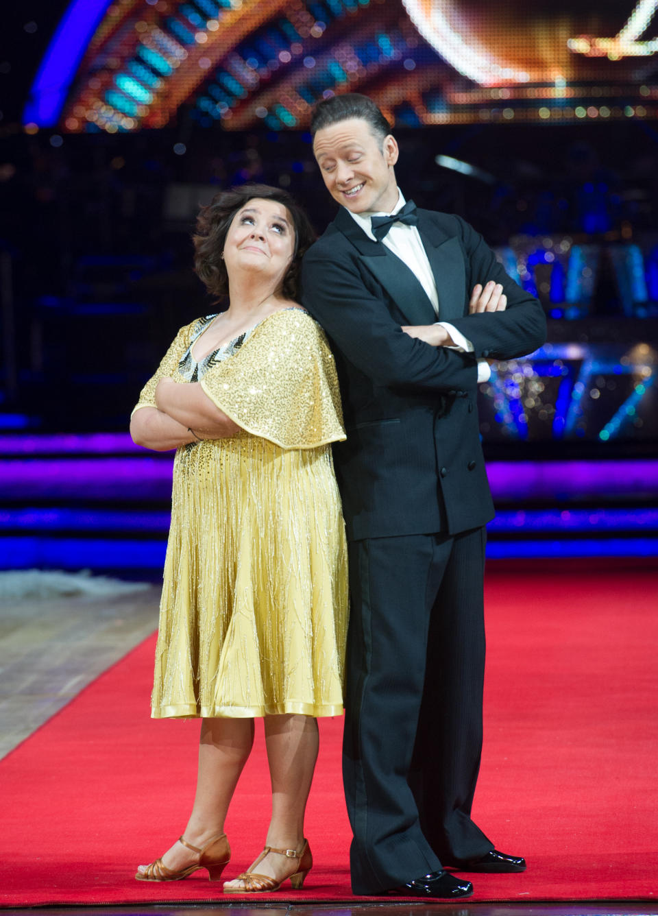 Susan Calman and Kevin Clifton posing during photocall before the opening night of Strictly Come Dancing Tour 2018 at Arena Birmingham in Birmingham, UK. Picture date: Thursday 18 January, 2018. Photo credit: Katja Ogrin/ EMPICS Entertainment.